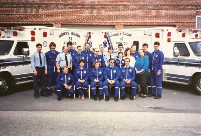 1992 Honey Brook Fire Company Ambulance Association Active crew *All Volunteer*