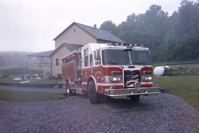 Beaver Dam Road trash fire