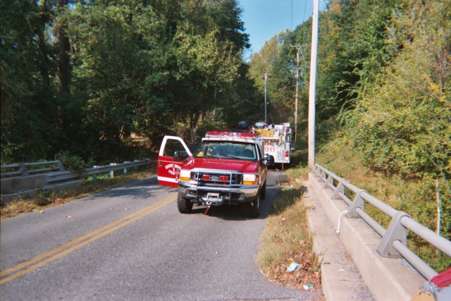 Brush 33 assisting Thorndale on a large brush fire