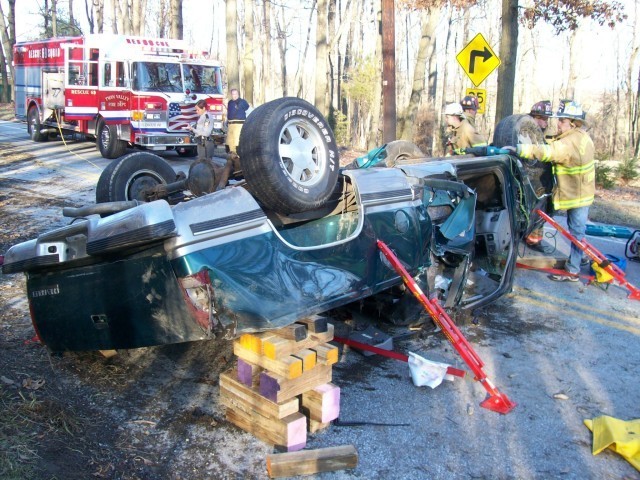 Accident with entrapment on Route 10 north of the boro